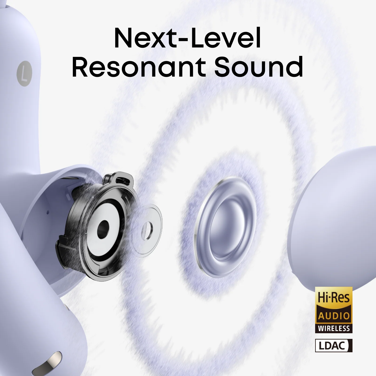 Навушники Anker SoundCore AeroFit 2 Pro Dual-Form Earbuds with Open-Ear - Matte Purple (A3875P)