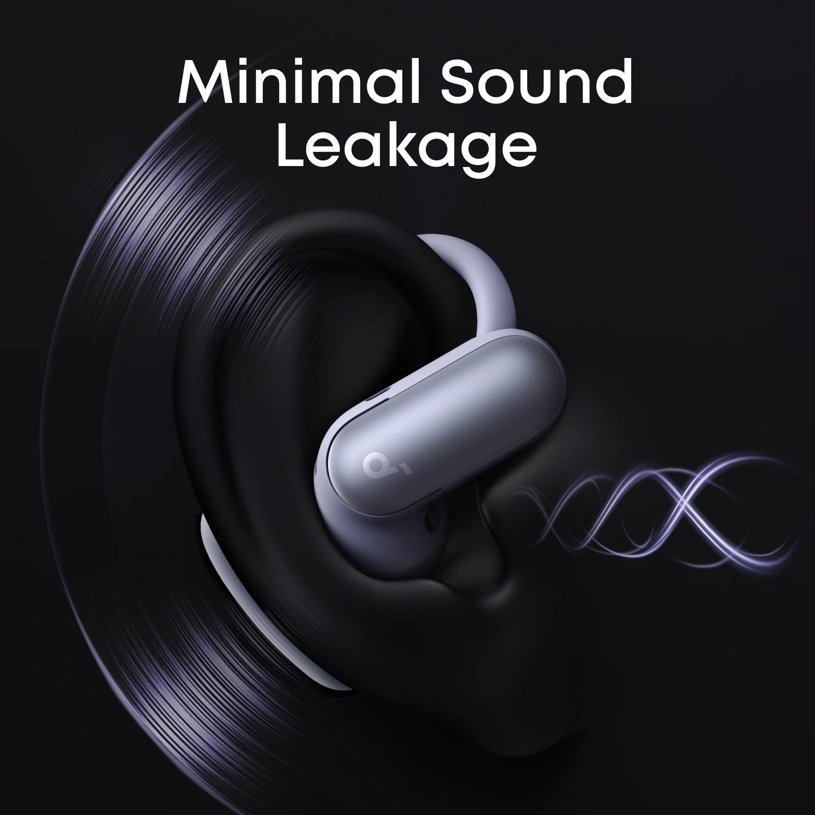 Навушники Anker SoundCore AeroFit 2 Pro Dual-Form Earbuds with Open-Ear - Matte Purple (A3875P)