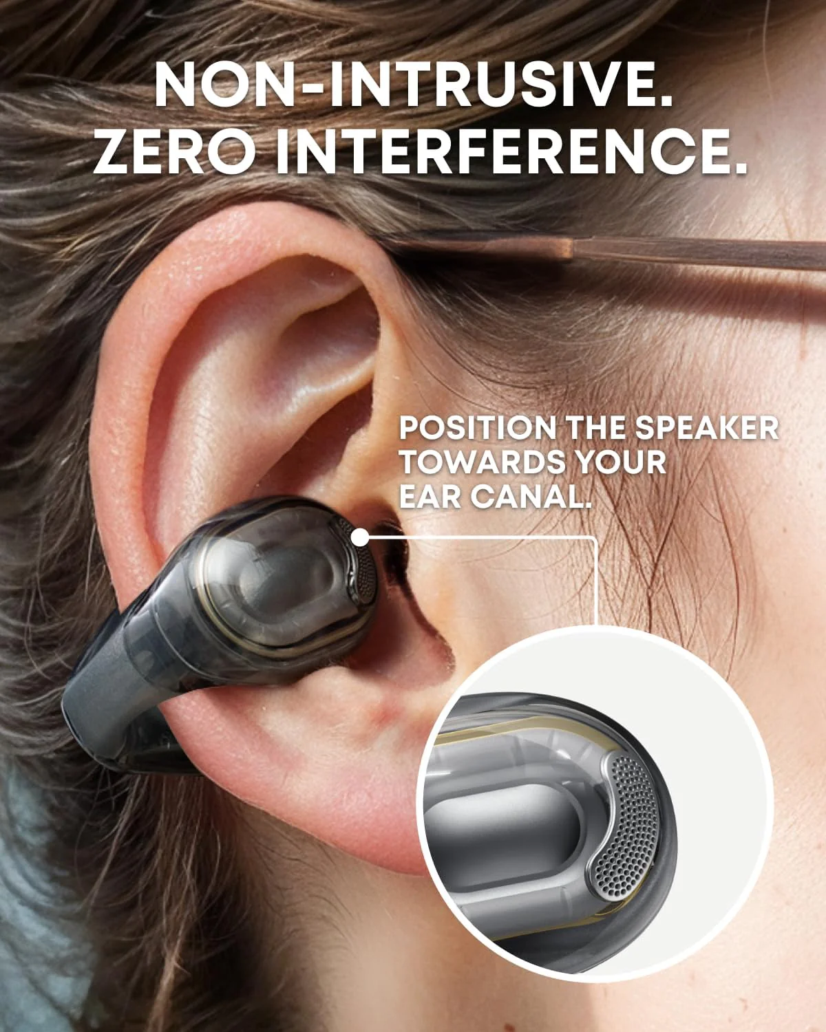 Наушники Anker SoundCore C40i Clip-On Earbuds - Clear (A3331G01)