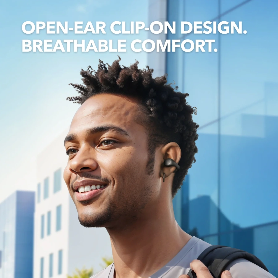 Навушники Anker SoundCore C40i Clip-On Earbuds - Dark Gray (A3331GZ1)