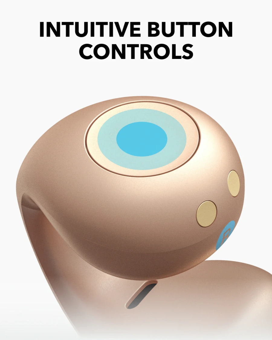 Навушники Anker SoundCore C40i Clip-On Earbuds - Golden (A3331GB1)