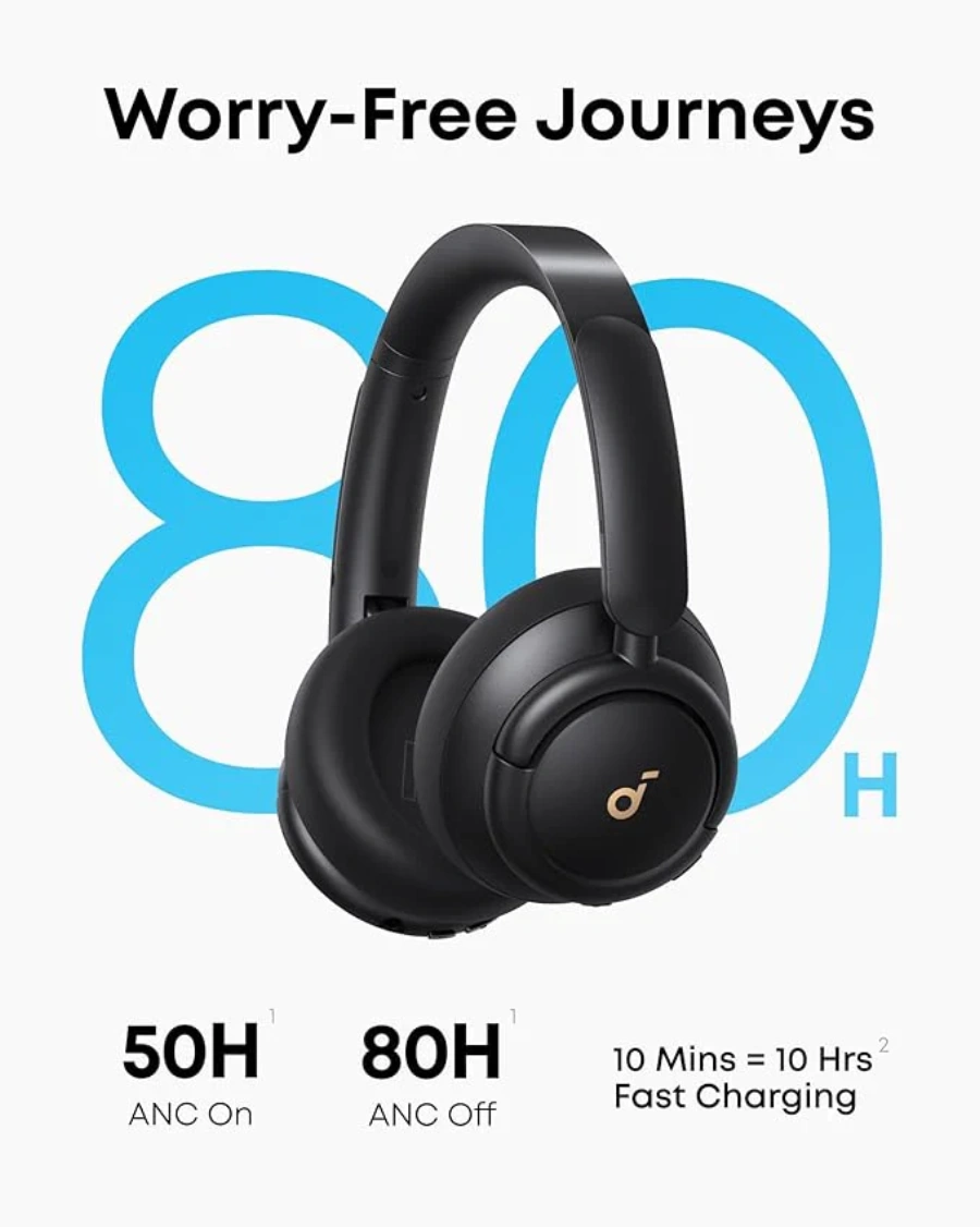 Навушники Anker SoundCore Life Q30 v2 - Black (A3028313)