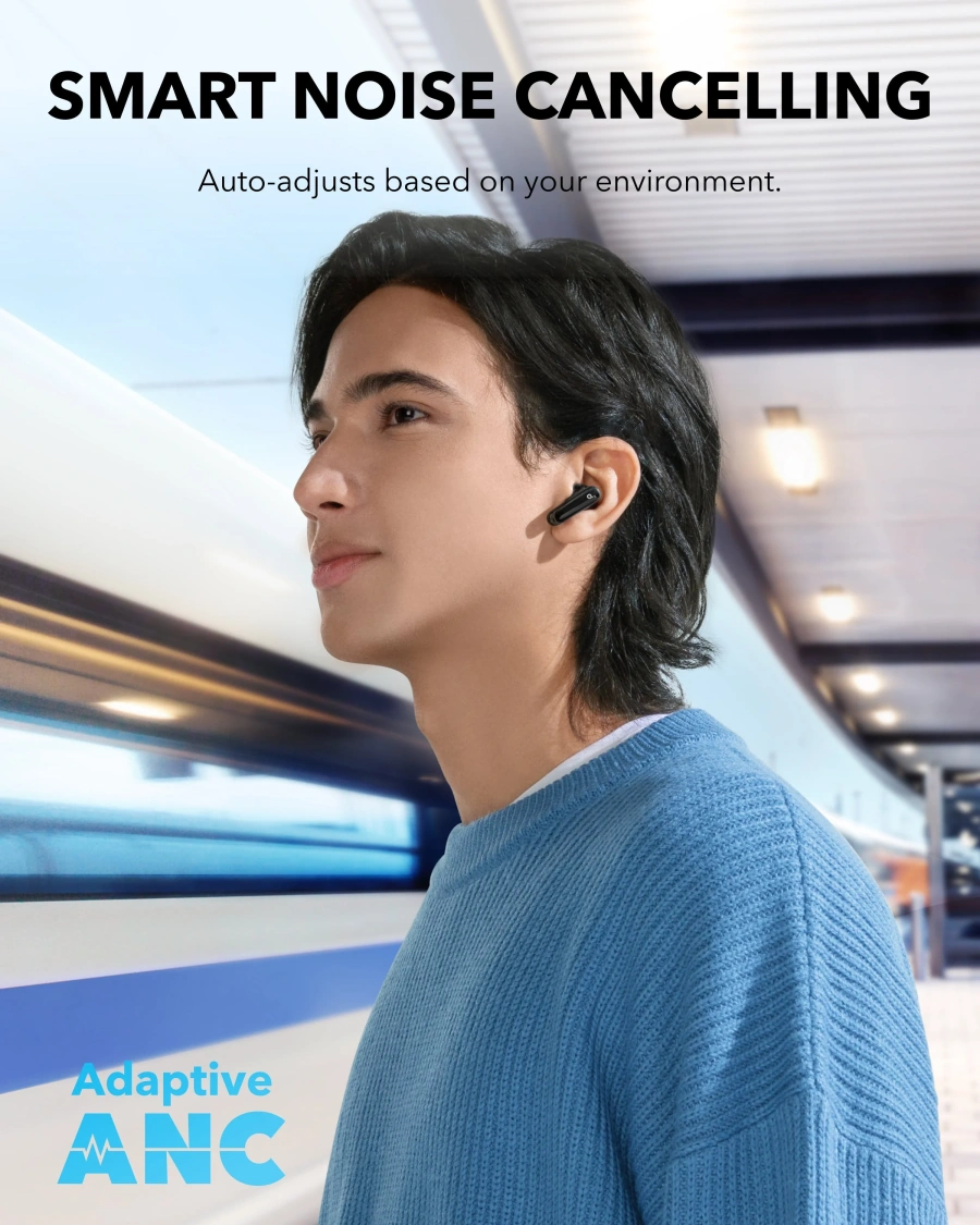 Навушники Anker SoundCore P40i - Black (A3955G11)