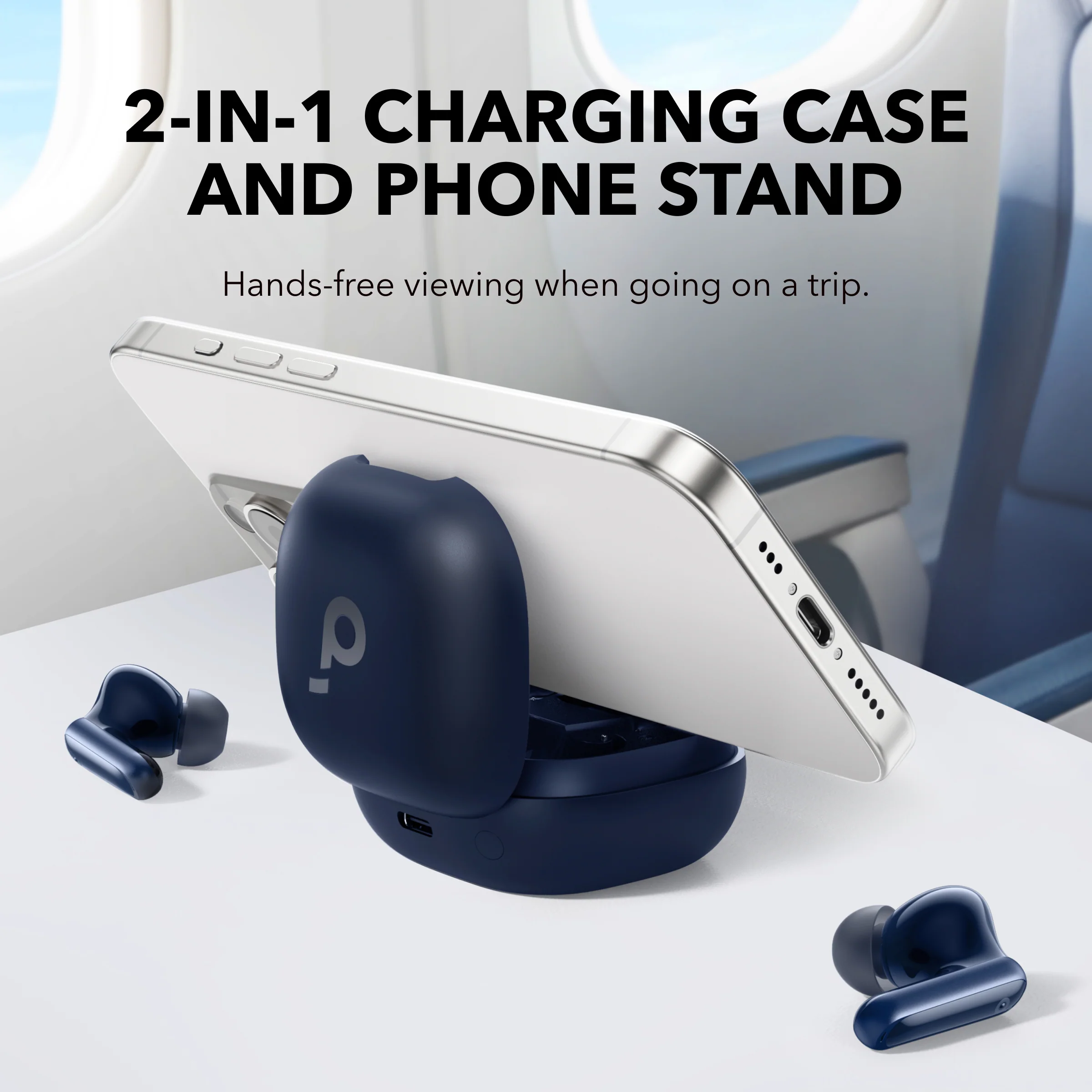 Наушники Anker SoundCore P40i - Blue (A3955G31)