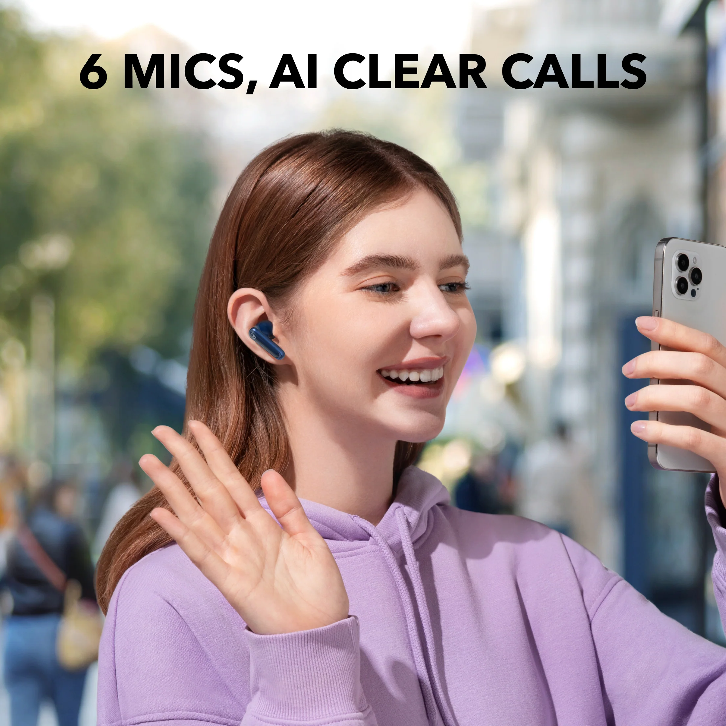 Наушники Anker SoundCore P40i - Blue (A3955G31)