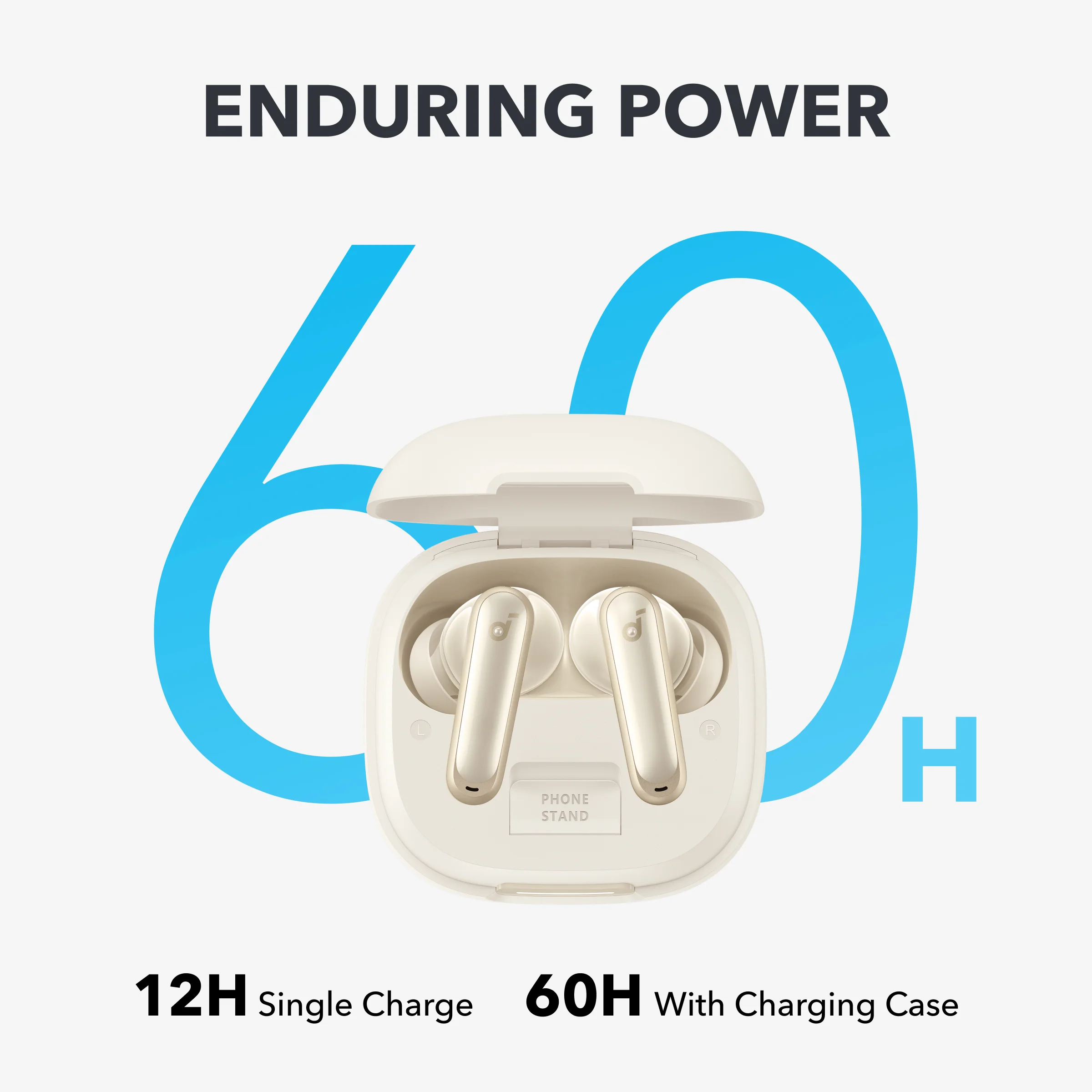 Наушники Anker SoundCore P40i - White (A3955G21)