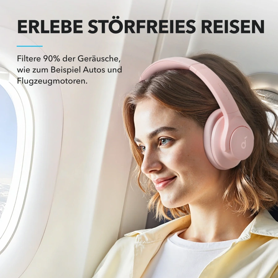 Навушники Anker SoundCore Q20i - Pink (A3004G52)