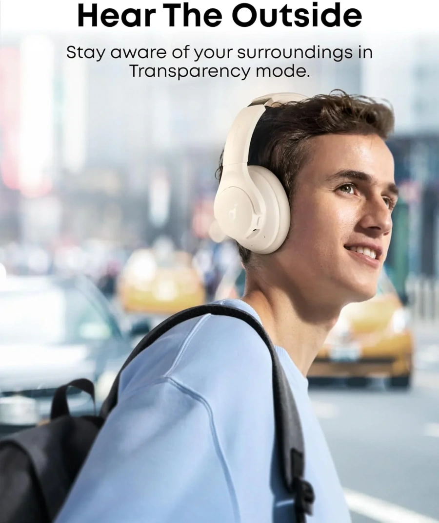 Навушники Anker SoundCore Q20i - White (A3004G21)