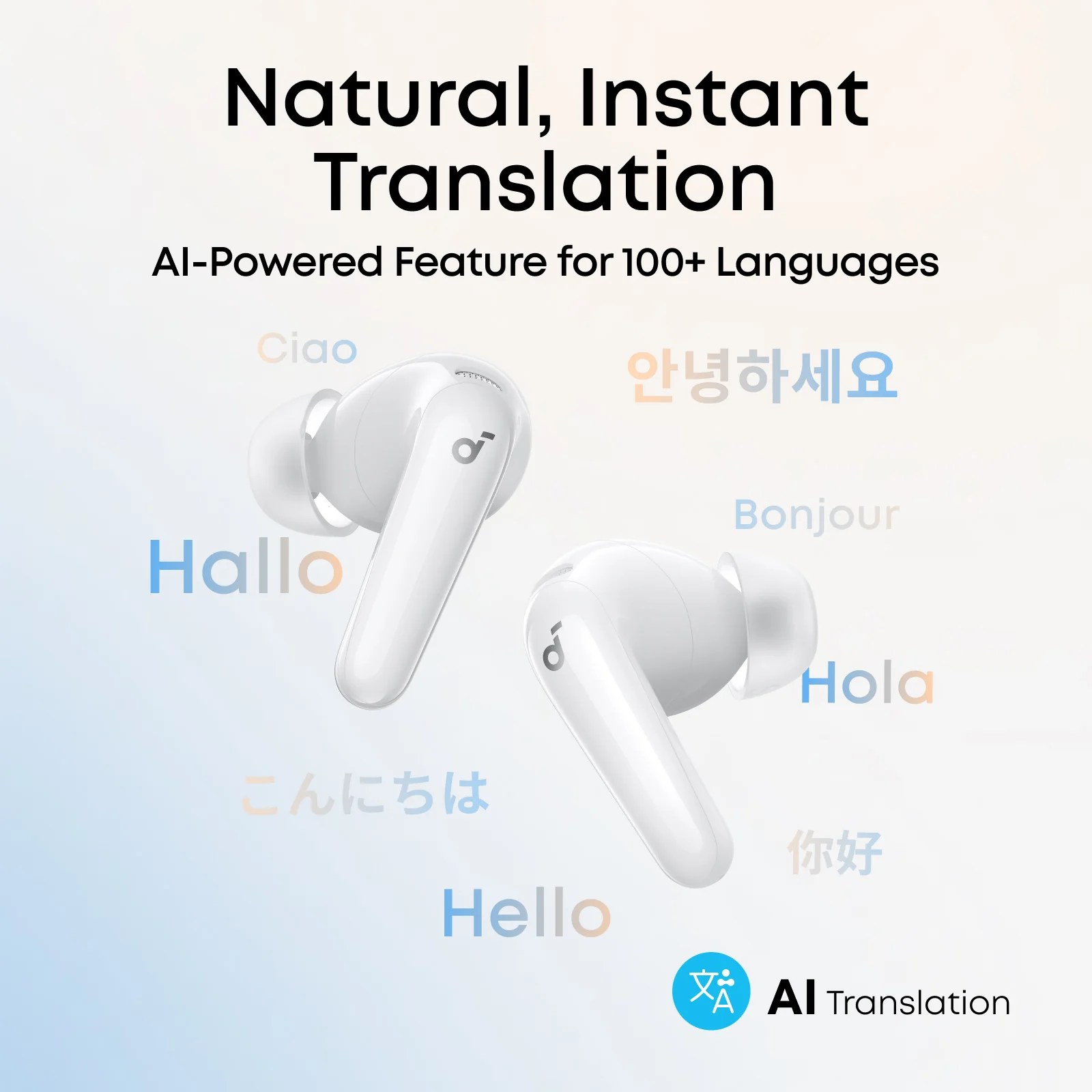 Наушники Anker SoundCore R60i NC [P31i] - White (D1202G21)