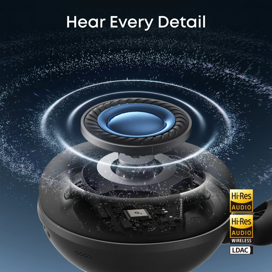 Навушники Anker SoundCore Space 2 - Jet Black (D1402G11)