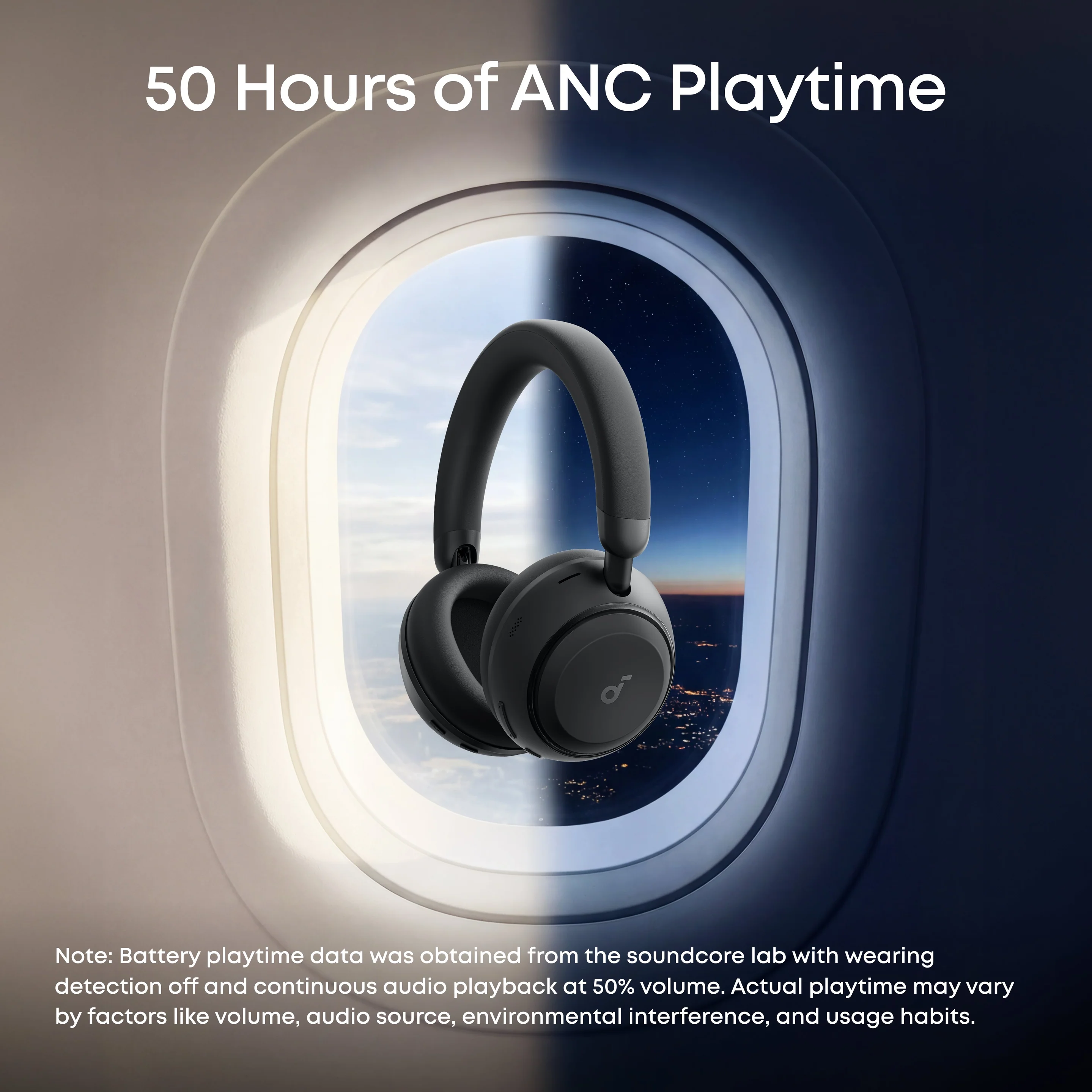 Навушники Anker SoundCore Space 2 - Jet Black (D1402J)