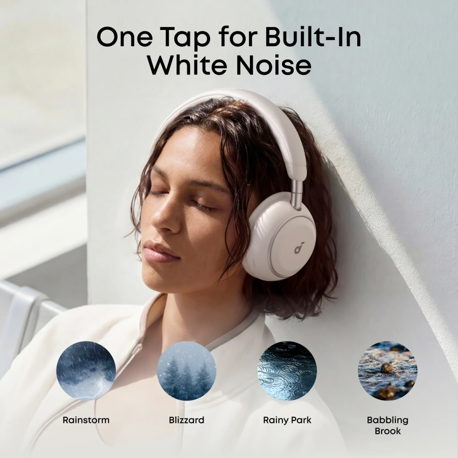 Навушники Anker SoundCore Space 2 - Linen White (D1402G21)