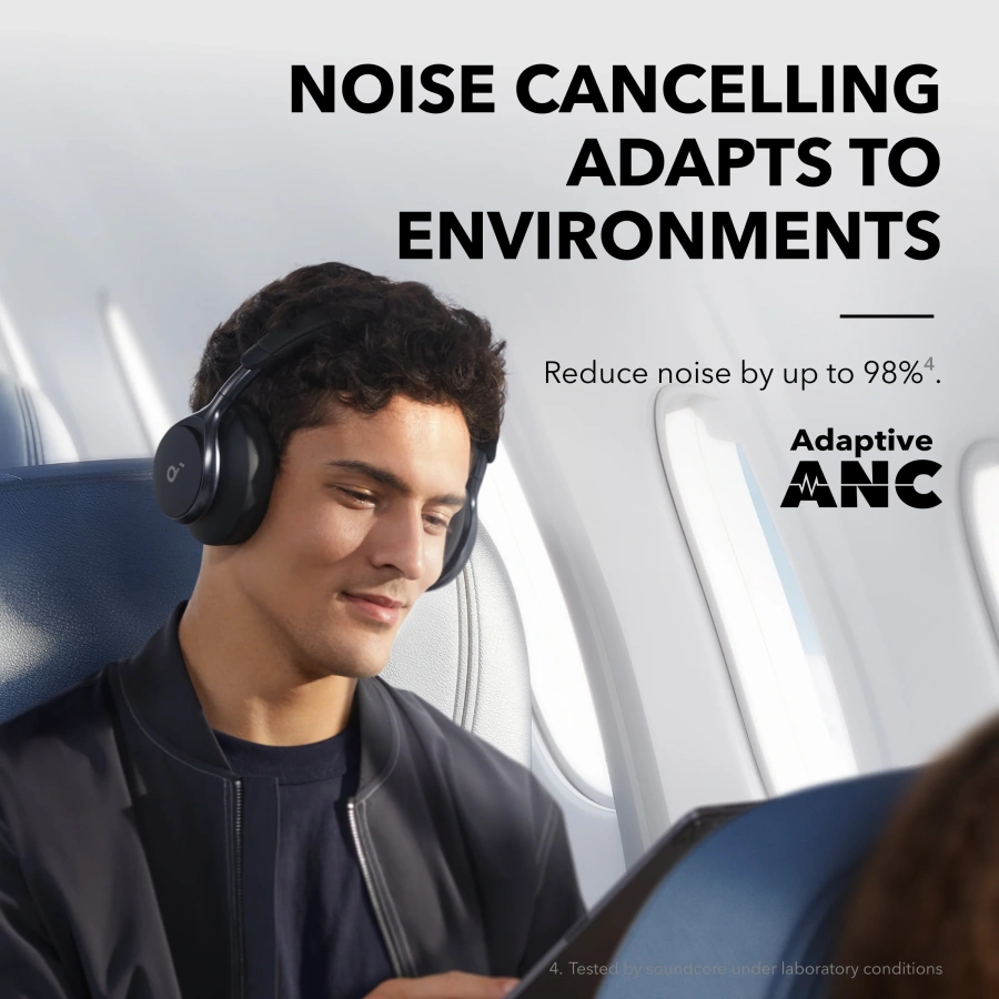 Навушники Anker SoundCore Space One - Jet Black (A3035G11)