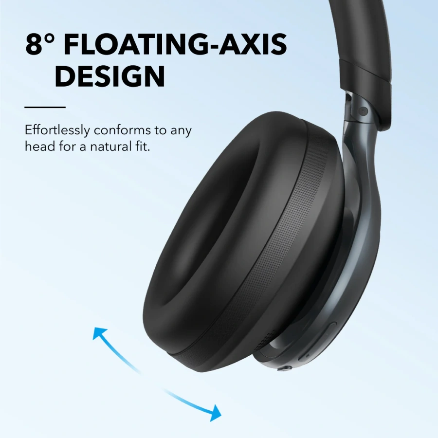 Навушники Anker SoundCore Space One - Jet Black (A3035G11)