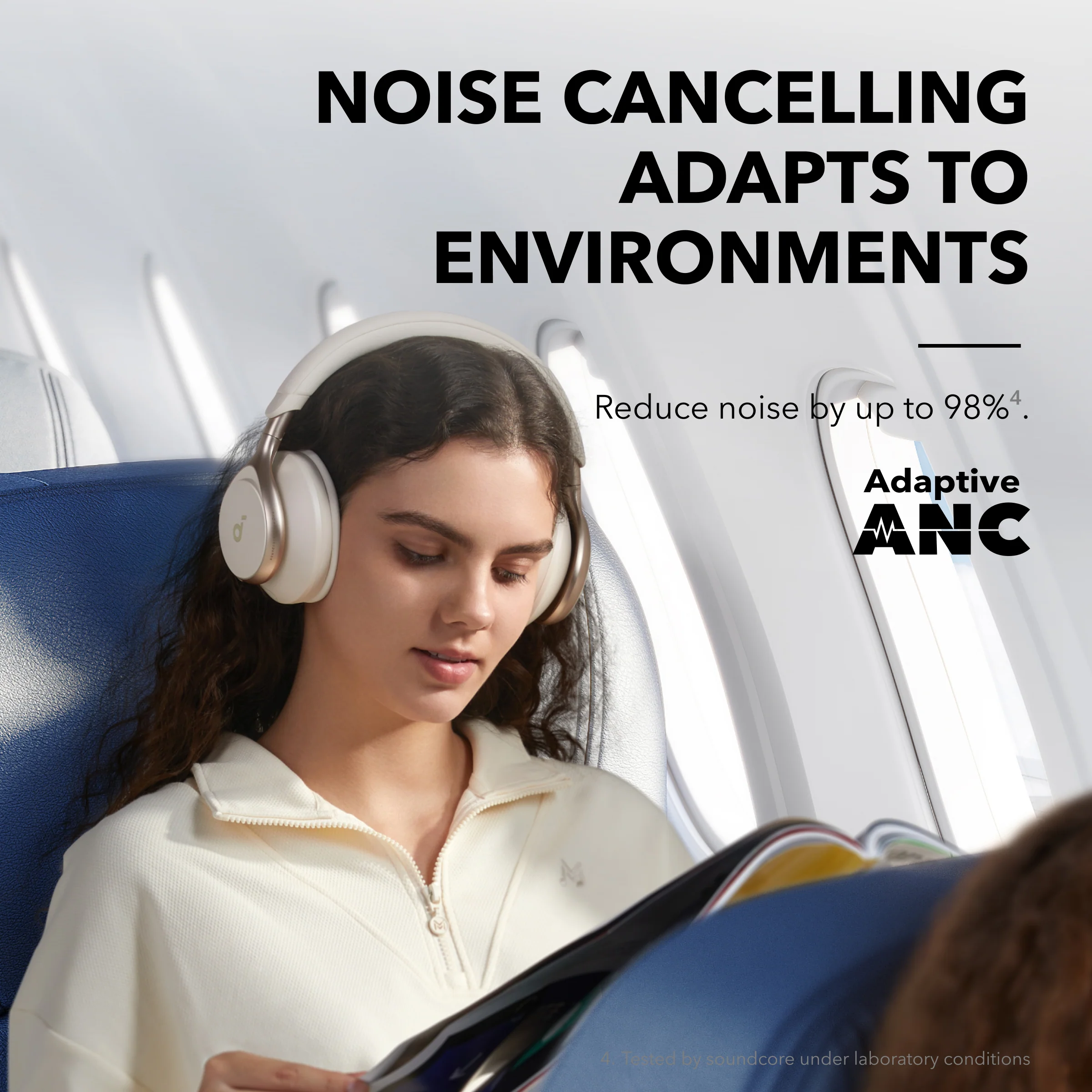 Наушники Anker SoundCore Space One - Latte Cream (A3035G21)