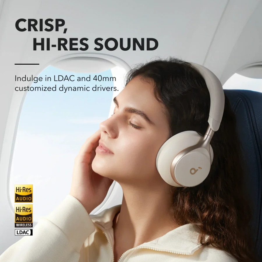 Навушники Anker SoundCore Space One - Latte Cream (A3035G21)