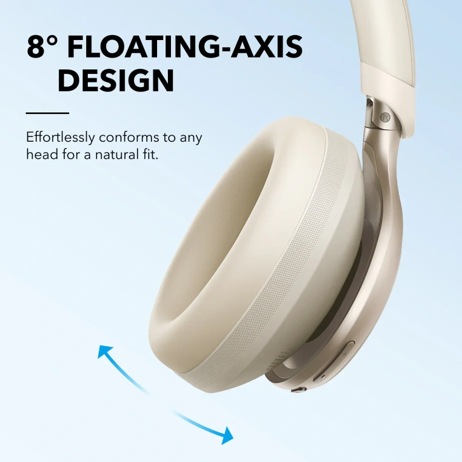 Навушники Anker SoundCore Space One - Latte Cream (A3035G21)
