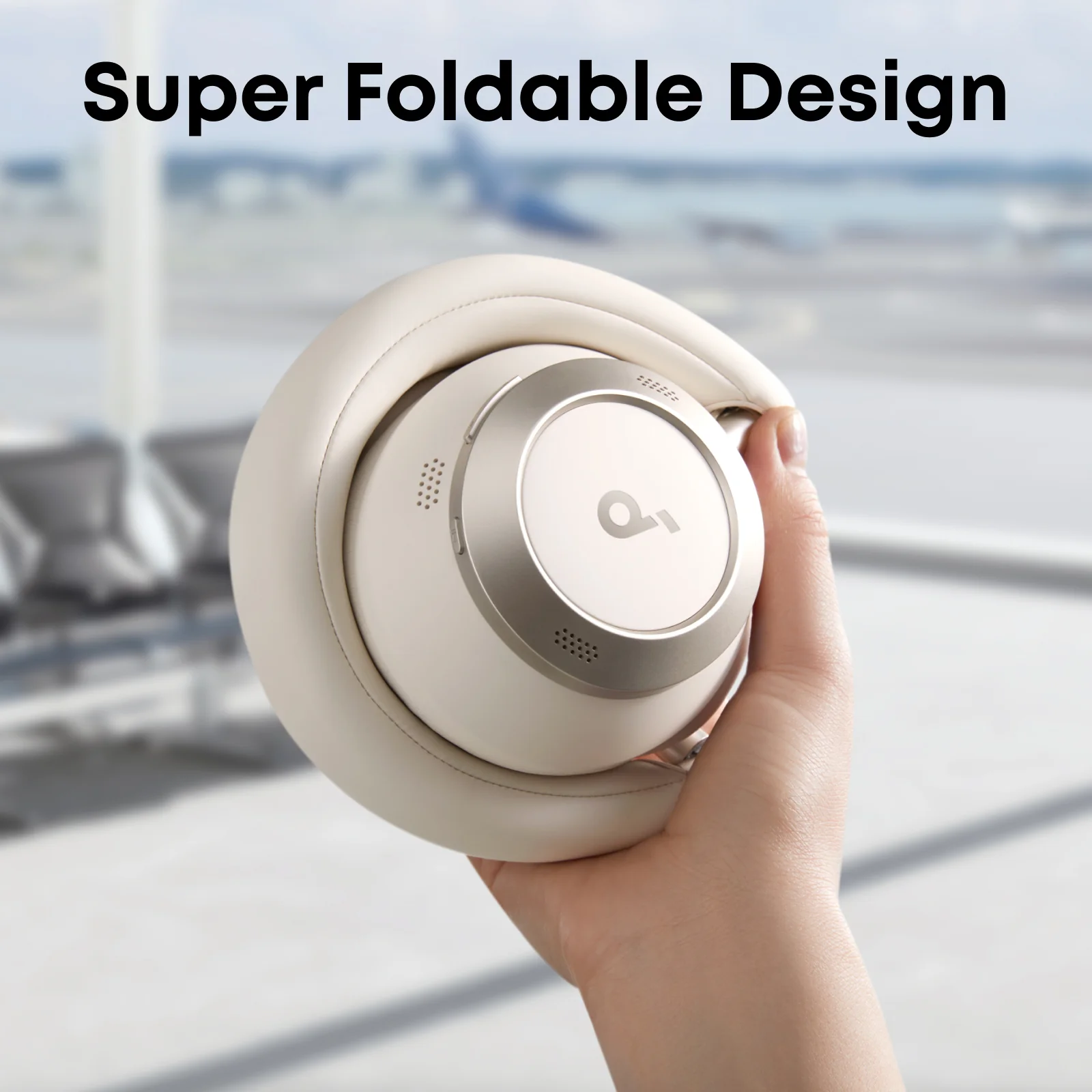 Наушники Anker Soundcore Space One Pro - Cream White (A3062G21)