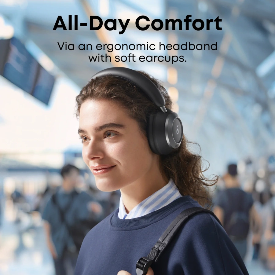 Навушники Anker Soundcore Space One Pro - Jet Black (A3062G11)