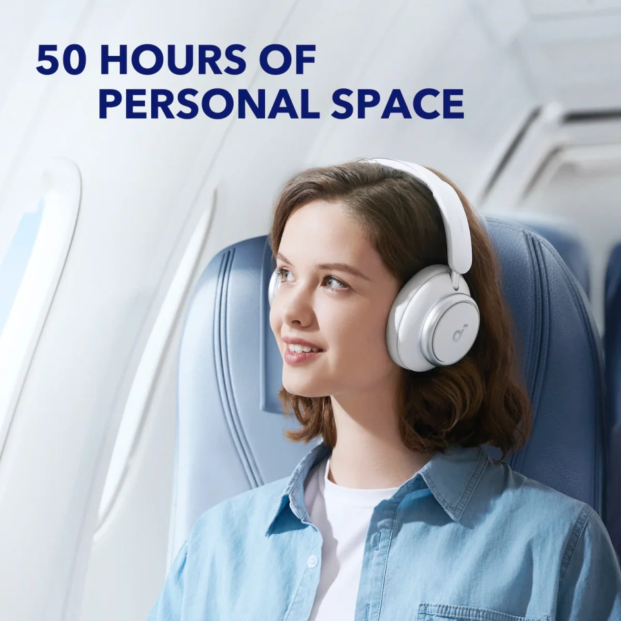 Навушники Anker SoundCore Space Q45 - White (A3040G21)