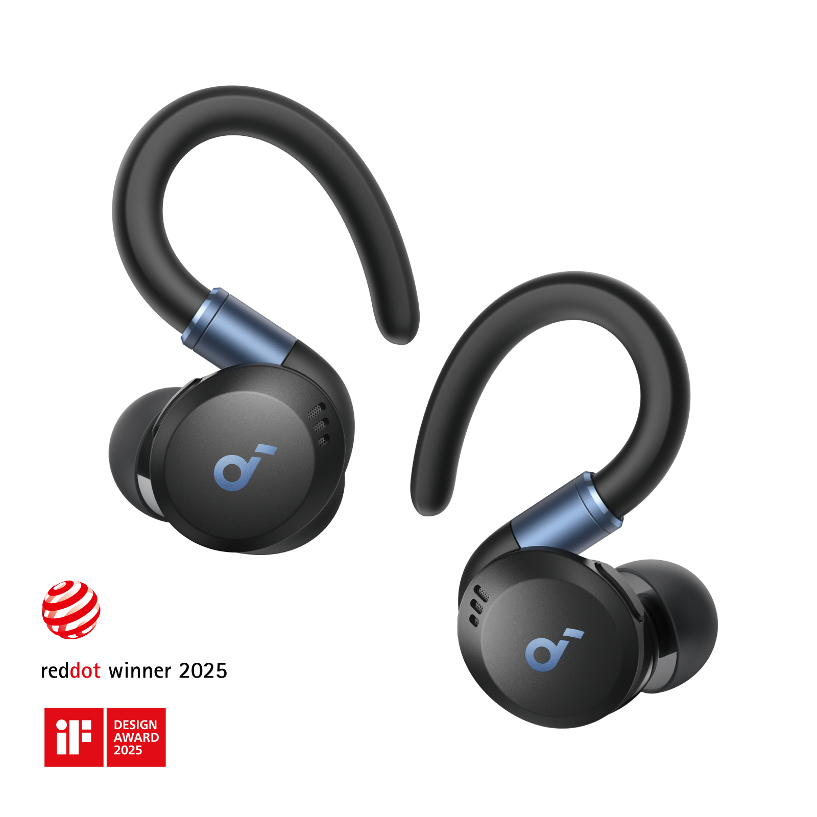Навушники Anker SoundCore Sport X20 Earbuds with Hook - Black (A3968G11)