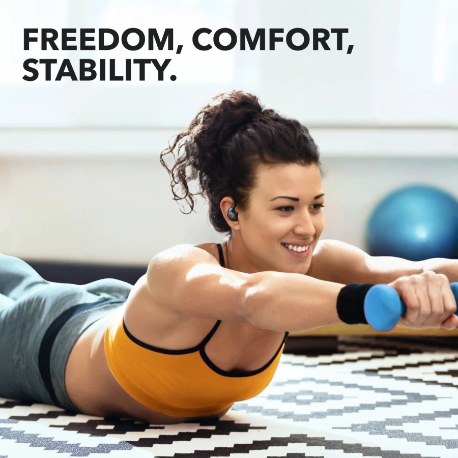 Навушники Anker SoundCore Sport X20 Earbuds with Hook - Black (A3968G11)