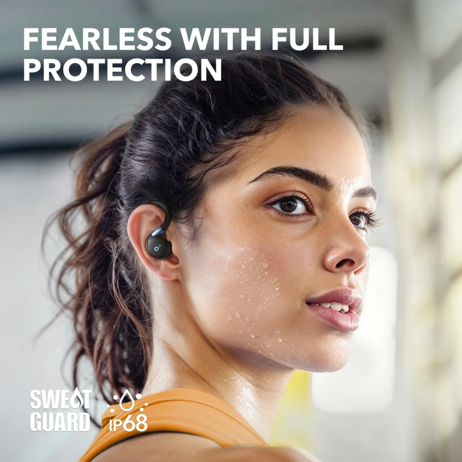 Навушники Anker SoundCore Sport X20 Earbuds with Hook - Black (A3968G11)