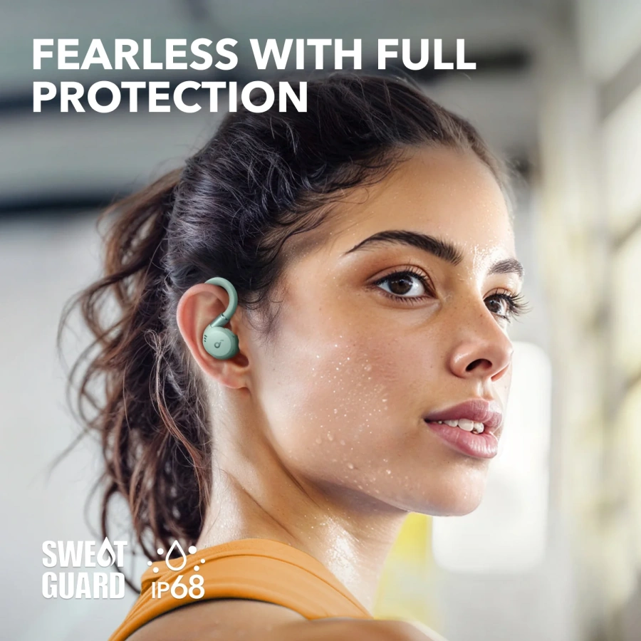 Навушники Anker SoundCore Sport X20 Earbuds with Hook - Green (A3968G61)