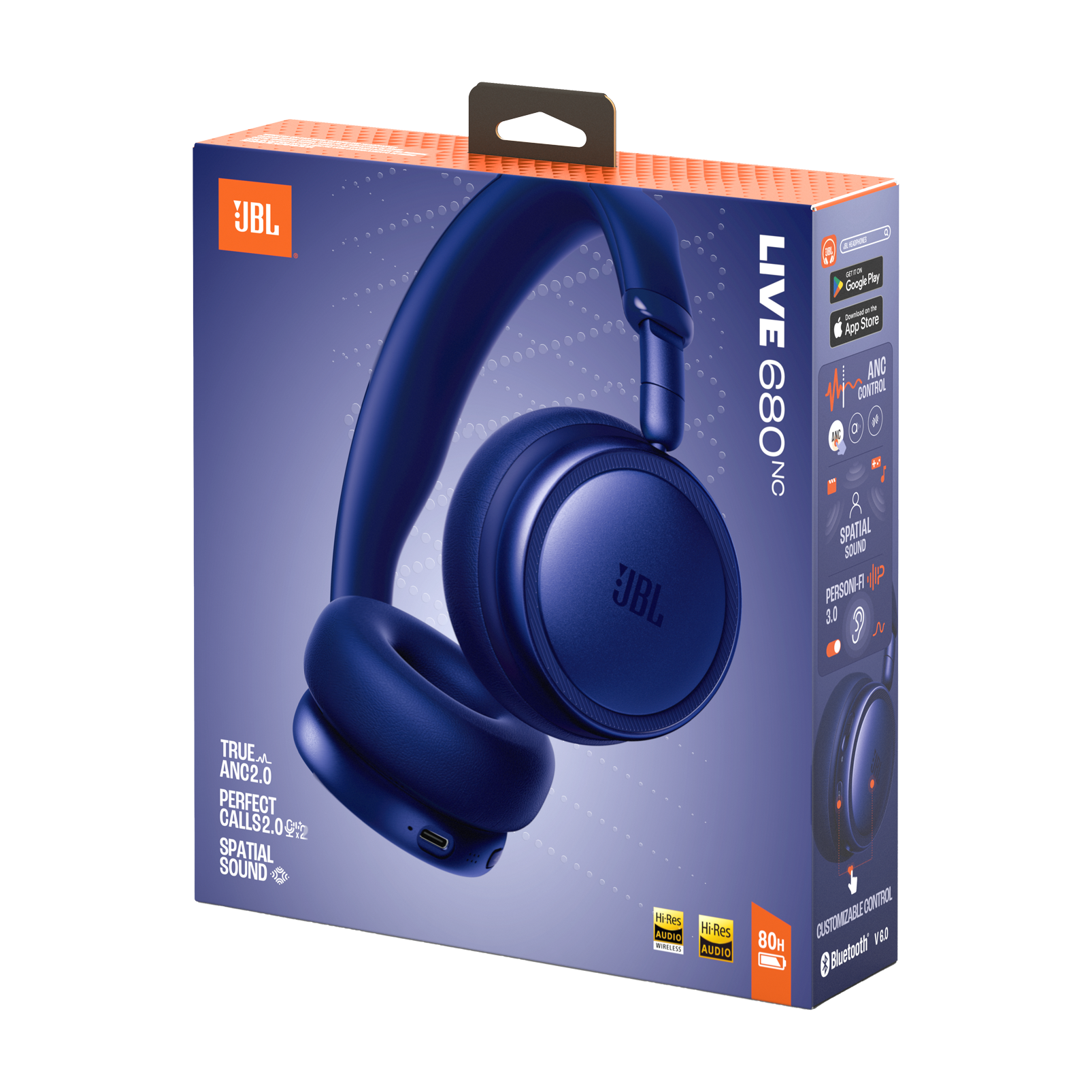 Навушники JBL Live 680NC - Blue (JBLLIVE680NCBLU)