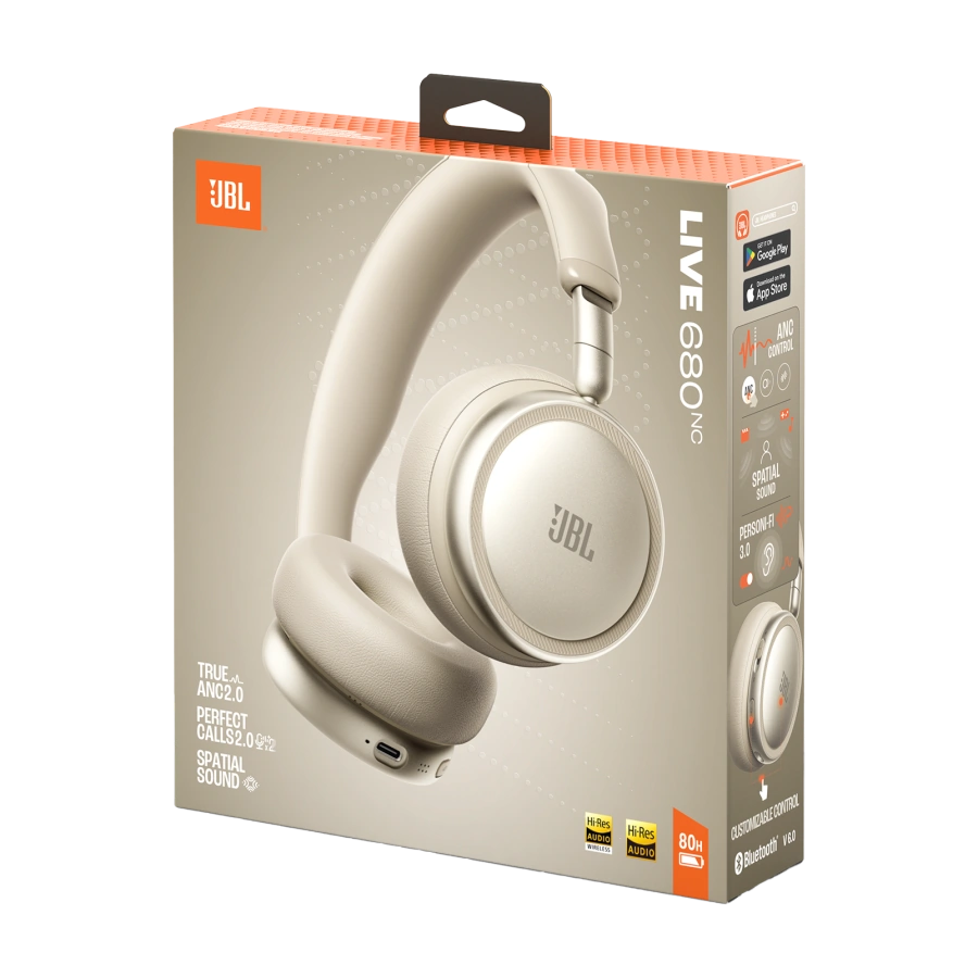 Навушники JBL Live 680NC - Champagne (JBLLIVE680NCCPG)