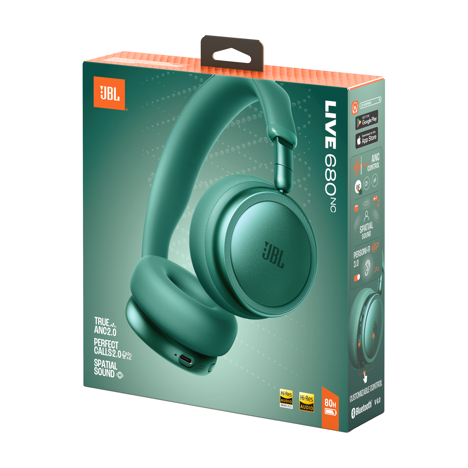 Навушники JBL Live 680NC - Green (JBLLIVE680NCGRN)