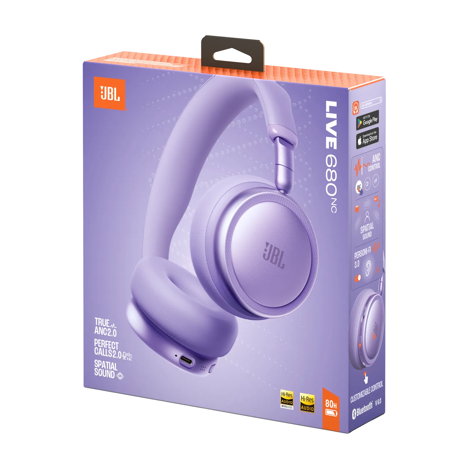 Навушники JBL Live 680NC - Purple (JBLLIVE680NCPUR)