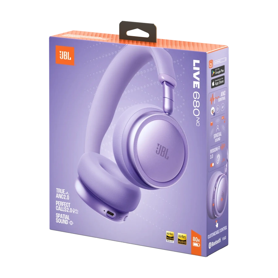 Навушники JBL Live 680NC - Purple (JBLLIVE680NCPUR)