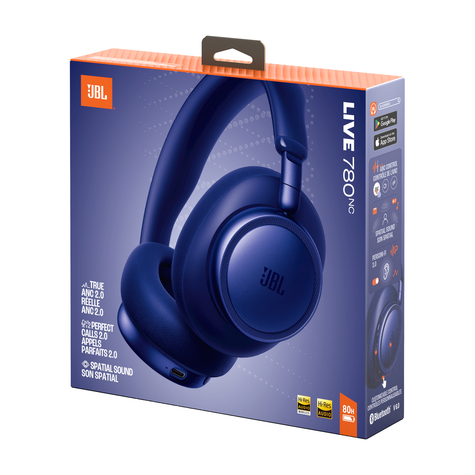 Навушники JBL Live 780NC - Blue (JBLLIVE780NCBLU)