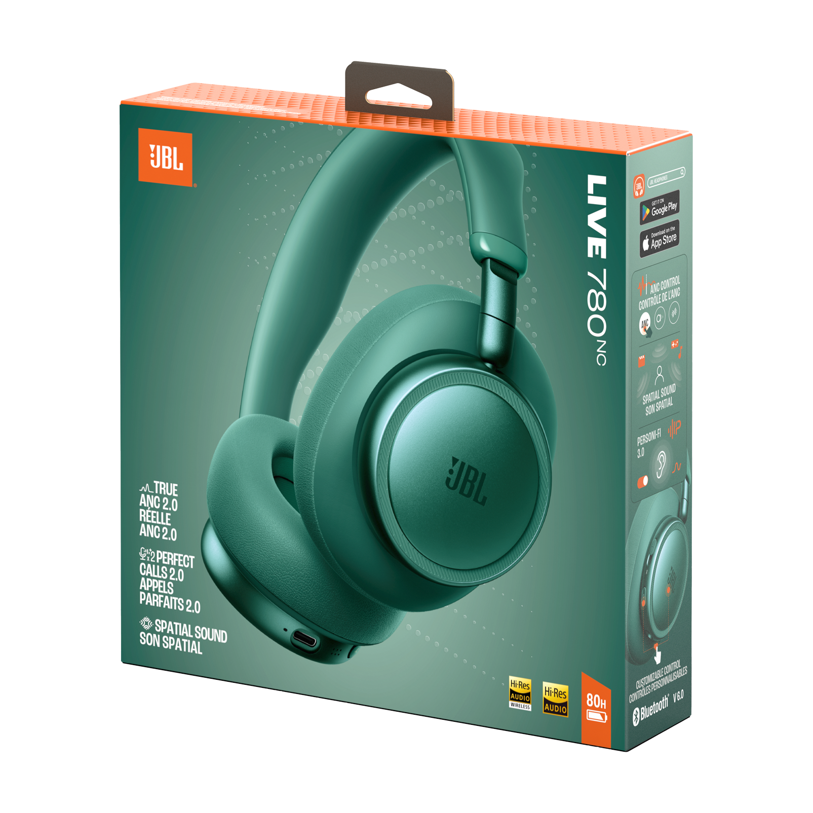 Навушники JBL Live 780NC - Green (JBLLIVE780NCGRN)