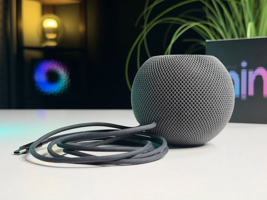 ВЖИВАНИЙ Б/У Apple HomePod mini Space Gray (MY5G2) - Состояние: хороший | Комплектация: полный | Гарантия: 3 мес.