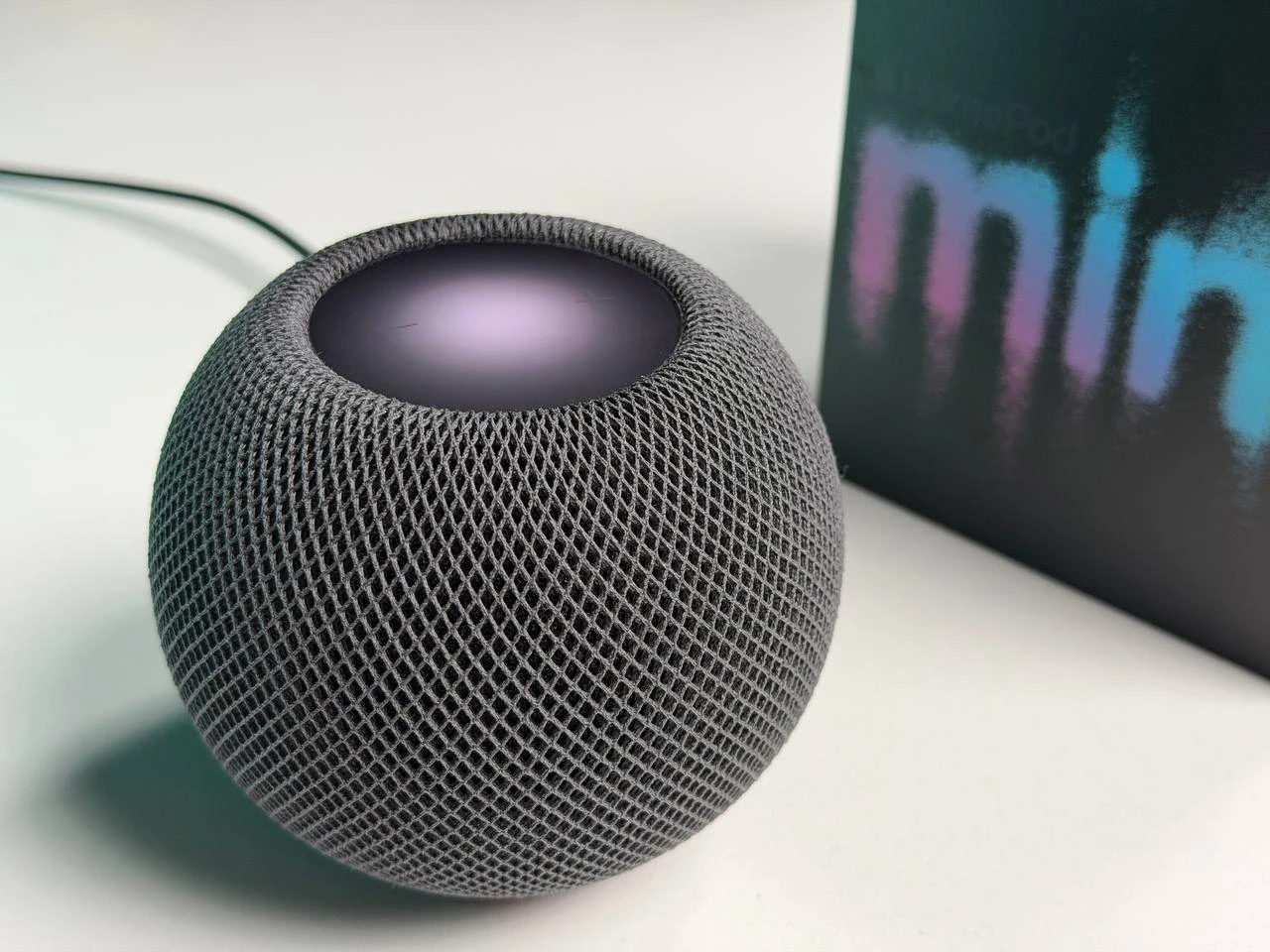 ВЖИВАНИЙ Б/У Apple HomePod mini Space Gray (MY5G2) - Состояние: хороший | Комплектация: полный | Гарантия: 3 мес.