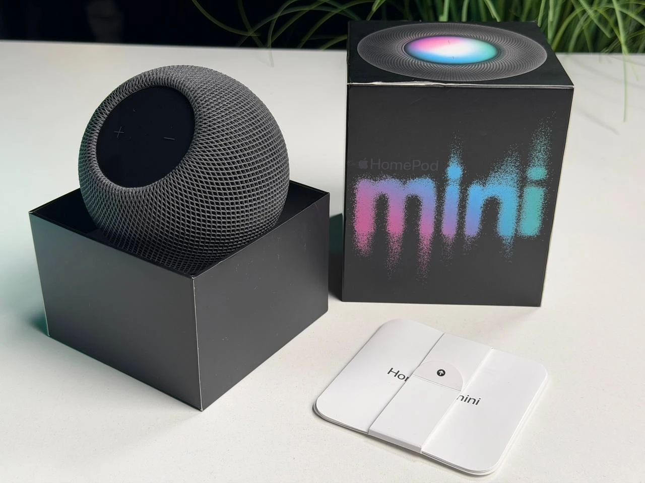 ВЖИВАНИЙ Б/У Apple HomePod mini Space Gray (MY5G2) - Состояние: хороший | Комплектация: полный | Гарантия: 3 мес.
