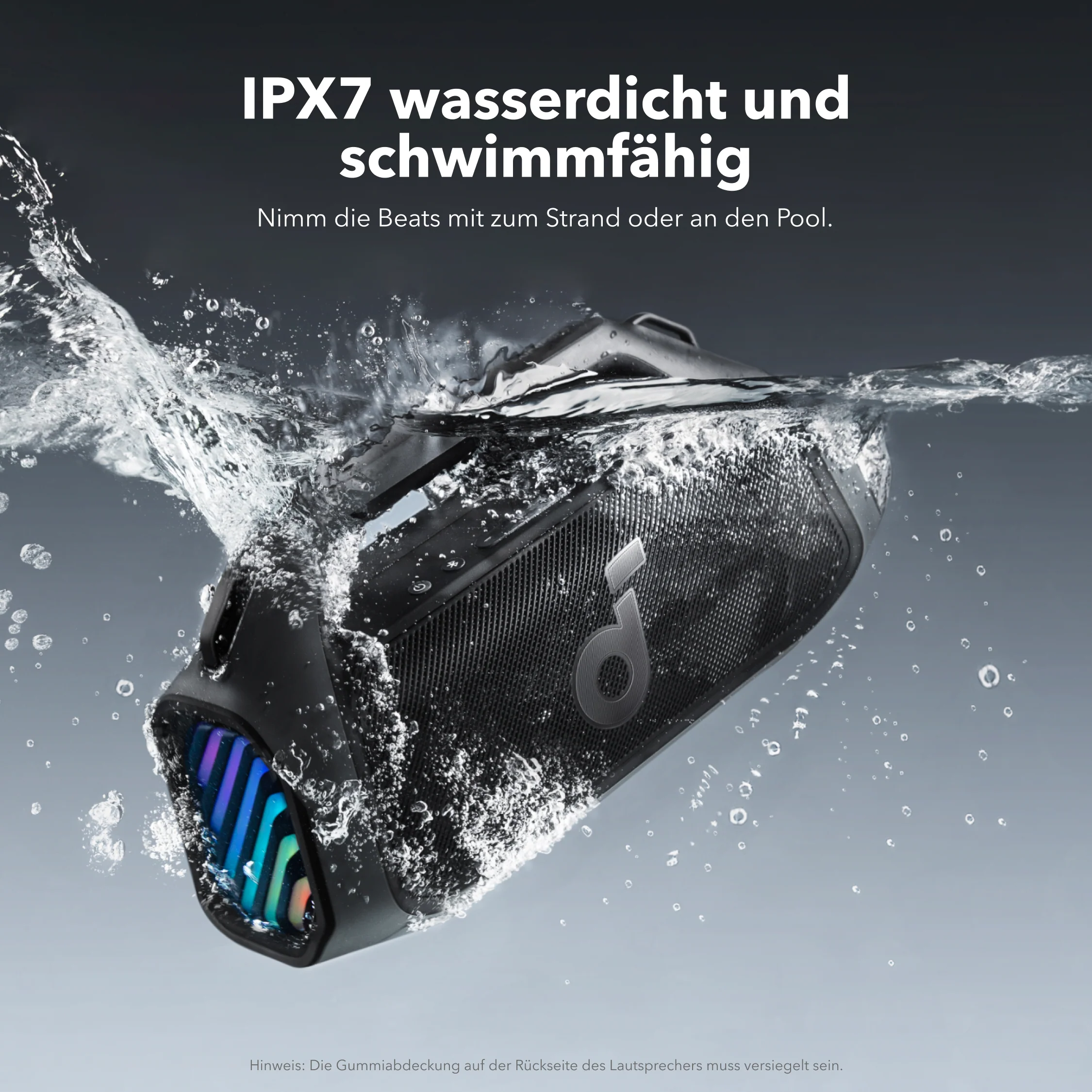 Портативна колонка Anker SoundCore Boom 2 Plus - Black (A3134011)