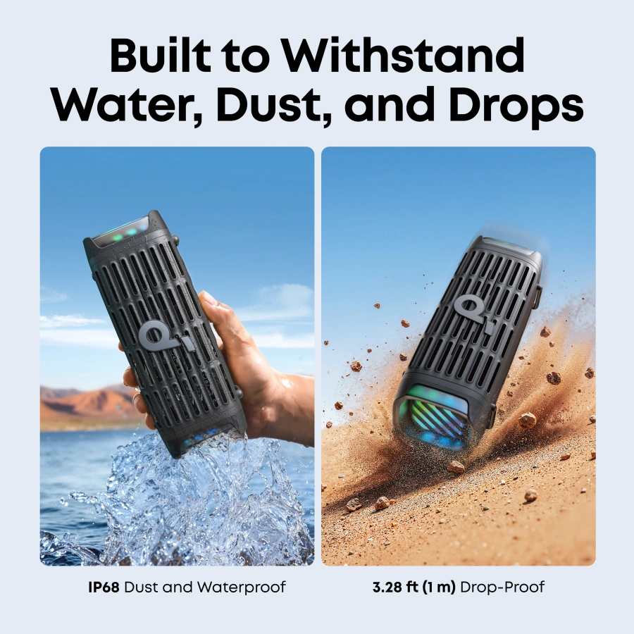 Портативна колонка Anker SoundCore Boom 3i - Black (D5100010)