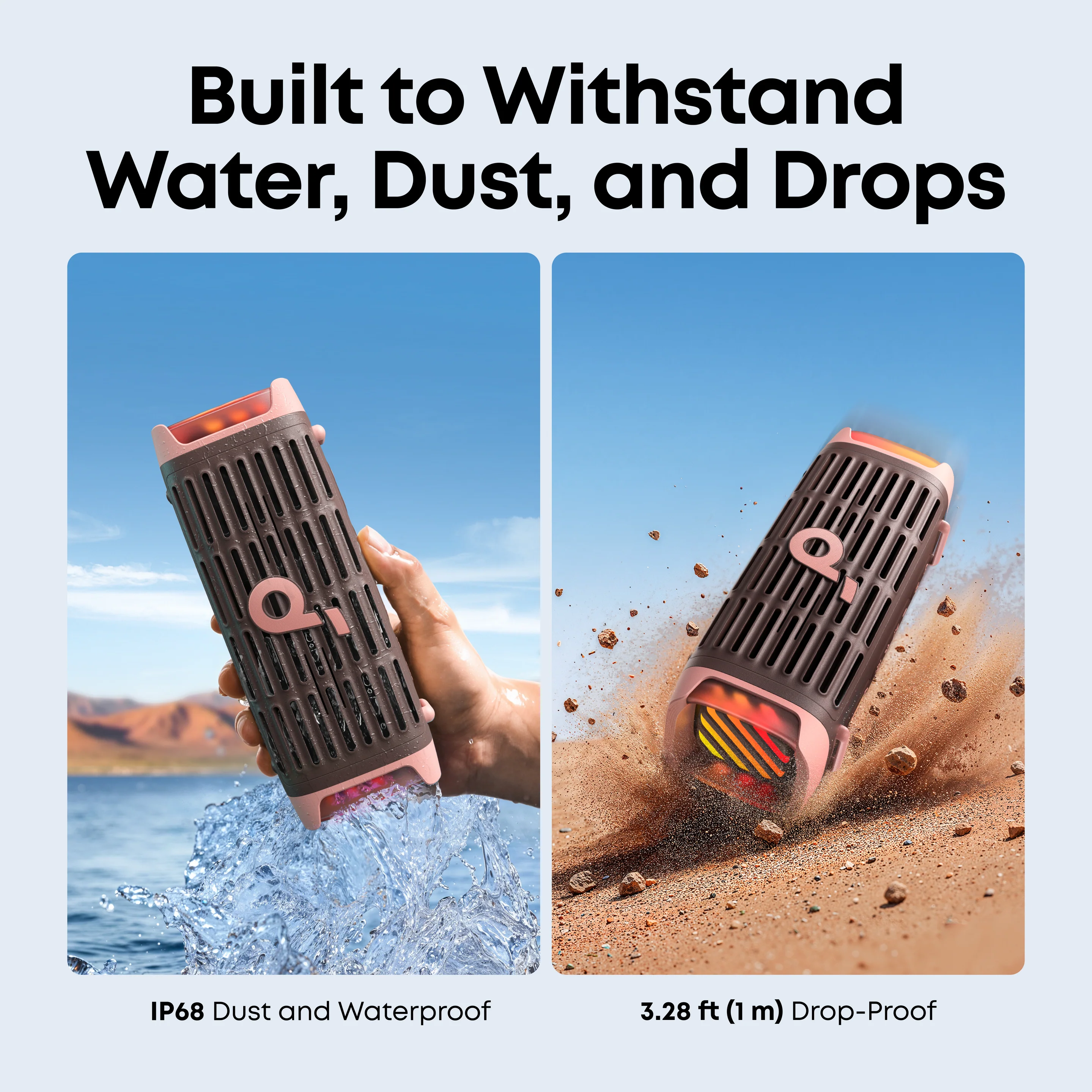 Портативна колонка Anker SoundCore Boom 3i - Brown (D5100080)