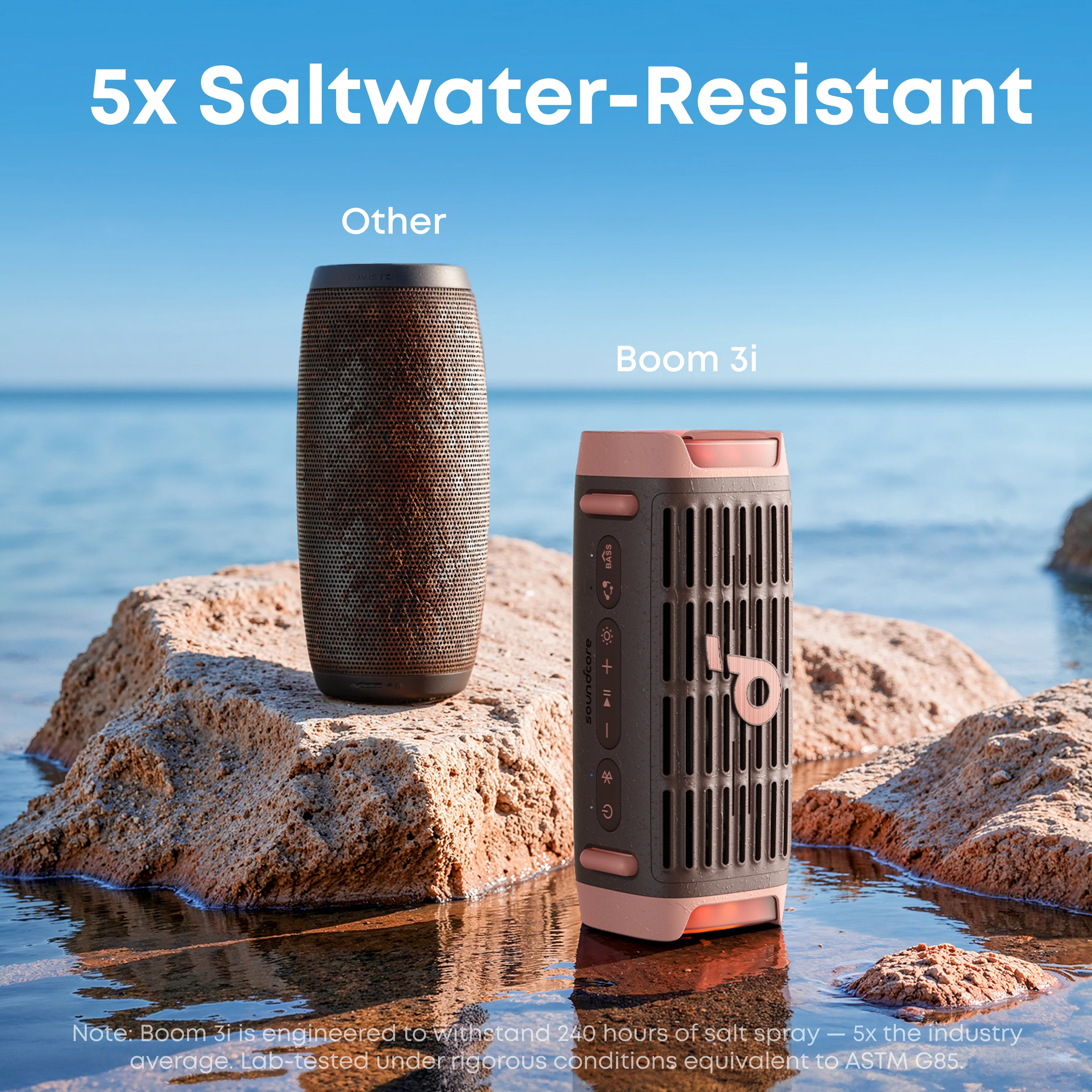 Портативна колонка Anker SoundCore Boom 3i - Brown (D5100080)