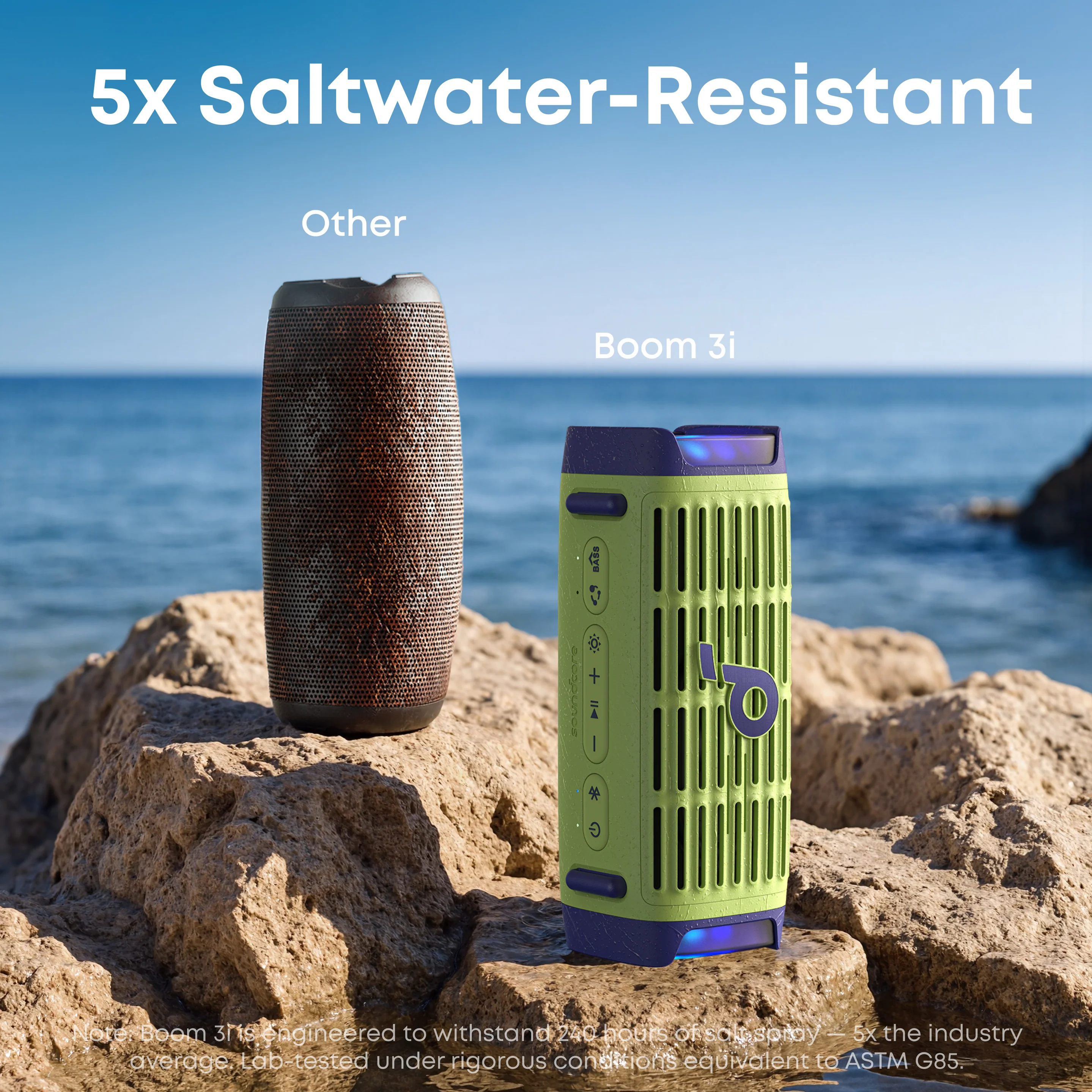 Портативна колонка Anker SoundCore Boom 3i - Green (D5100060)