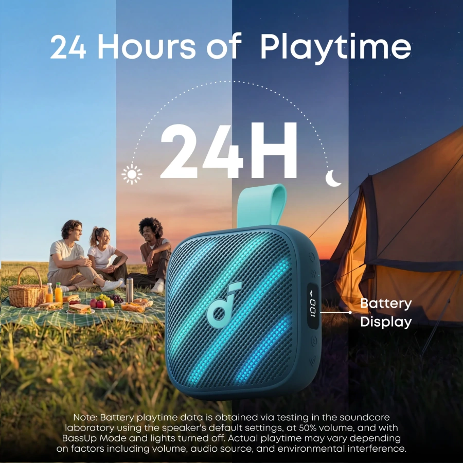Портативная колонка Anker SoundCore Boom Go 3i - Blue (D5103030)