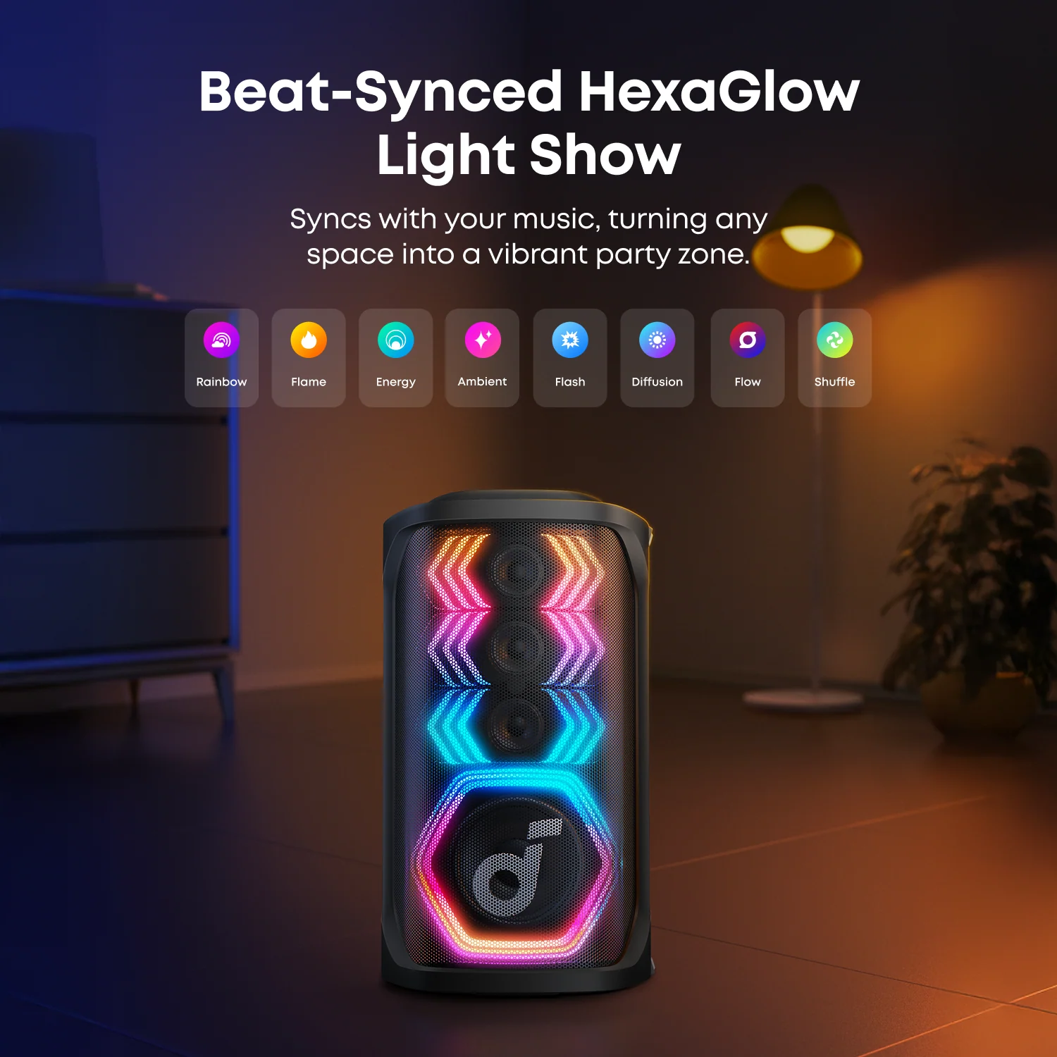 Портативна колонка Anker SoundСore Rave 3S - Black (A31A3012)