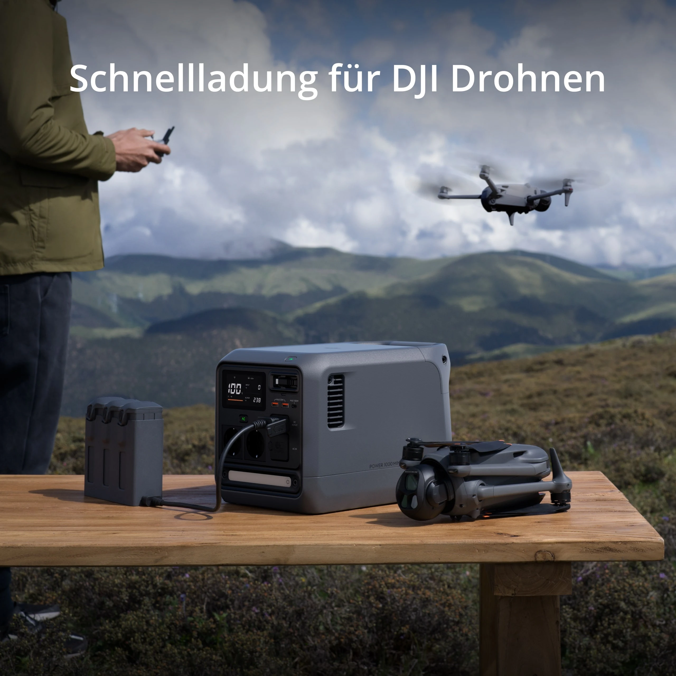 Портативная зарядная станция DJI Power 1000 Mini | 1008Wh 800W (DYM1000M)