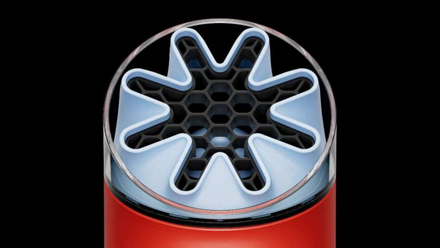 Портативный вентилятор Dyson HushJet Mini Cool - Carnelian/Sky (654845-01, 654847-01)