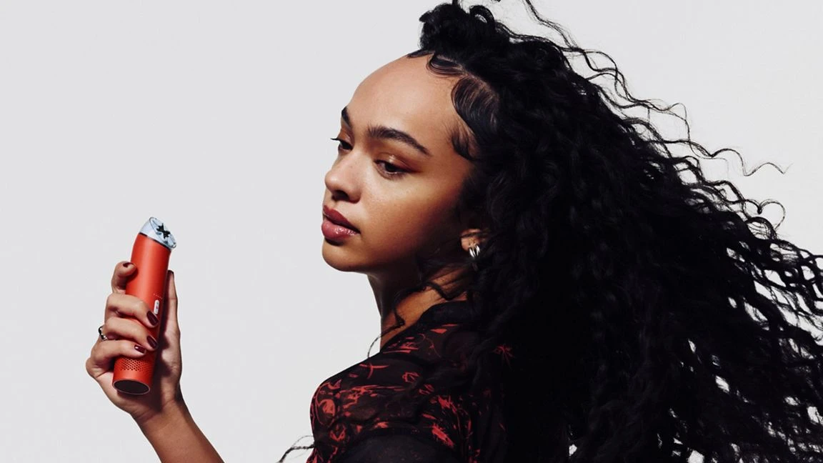 Портативний вентилятор Dyson HushJet Mini Cool - Carnelian/Sky (654847-01)