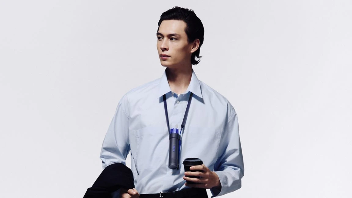 Портативний вентилятор Dyson HushJet Mini Cool - Ink/Cobalt (641008-01)