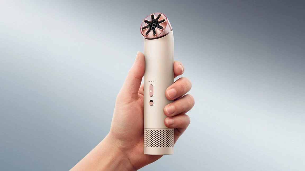 Портативний вентилятор Dyson HushJet Mini Cool - Stone/Blush (641014-01)